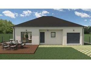 Terrain avec maison neuve à vendre