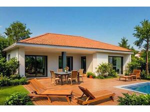 Terrain avec maison neuve à vendre