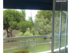 Agréable T2 tout confort  proche plage commerces balcon vue dégagée parking priv 2 ch asce