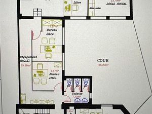 Local commercial 510 m² ST MAUR DES FOSSES