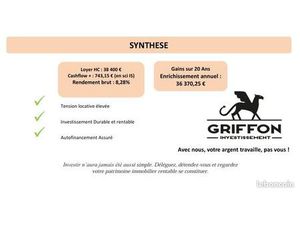 Immeuble de rapport Grenay rendement 8% rénové à neuf