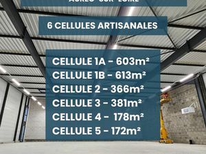 Local artisanal à louer - 150 à 620m²