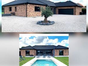 Plein pied 180m2 avec 4 chambres et double garage 40m2