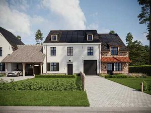 Projet 'VIER'  maisons jumelées en construction Destelbergen