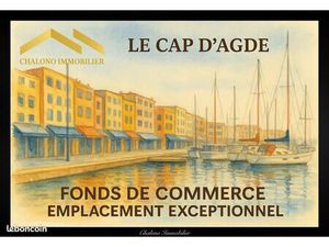 Fonds de commerce 160 m² Agde