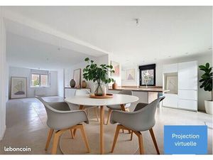 Maison semi individuelle avec garage et jardin