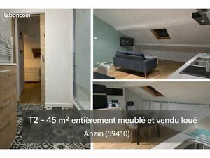 Immeuble de rapport meublé – 3 lots – Anzin (15 min à pied de la gare de Valenciennes)