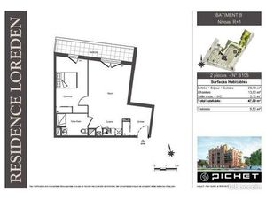 Appartement 2 pièces 47 m²