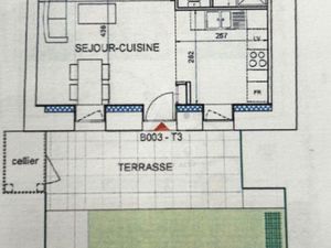 Vente appartement La motte servolex  56m² 3 pièces 283 000€ avec terrasse