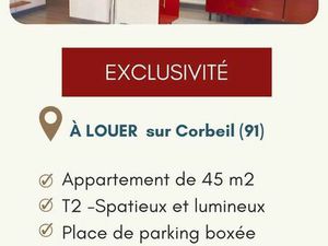 Appartement 2P  spatieux et lumineux à LOUER