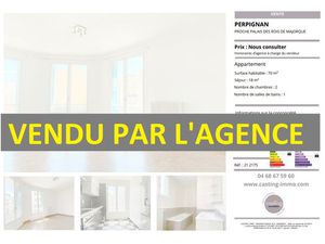 AU PIED DU PALAIS DES ROIS DE MAJORQUE UN APPARTEMENT ENSOLE