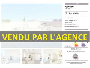 UNE TRES BELLE TERRASSE POUR CET APPARTEMENT 3 PIECES