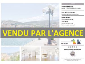AU CENTRE DE PORT-VENDRES  UN APPARTEMENT DUPLEX 