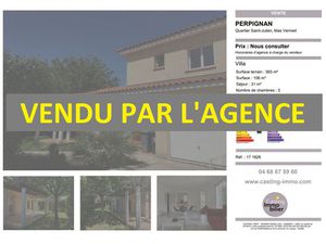 PROCHE CABESTANY  UNE VILLA 3 FACES ENSOLEILLEE