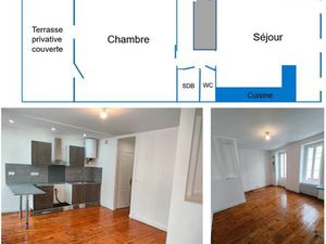 Bel appartement rénové avec terrasse – Centre historique de Barbezieux
