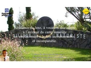 Le haut de gamme s'invite dans ce T1 de plus de 28 m² au sein du village naturiste du Cap 