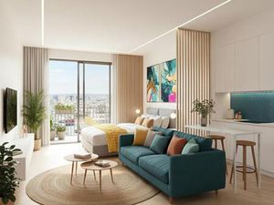 Studio dernier étage plein sud – vue dégagée – frais de notaire offerts