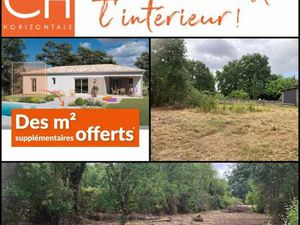 Terrain 1 350 m² Gauriaguet