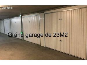 Garage en sous sol grande taille