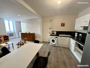 T2 meublé rénové – Vue Rhône – Centre-ville de Saint‑Vallier