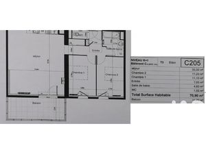 Location Appartement 3 pièces