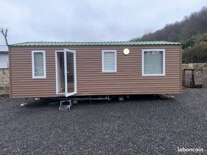 Location chalet Mobilome  parking jardin