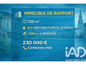 Vente immeuble 720 m² Hautmont (59330)