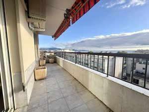 NICE  SAINT AUGUSTIN  VUE PANORAMIQUE MER  EXPOSITION SUD  ETAGE ELEVE  3PIECES  78m²  TER