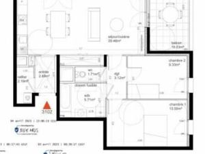 Location appartement 3 pièces 68 m² à Évry-Courcouronnes (91000)