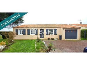 Pavillon plain-pied 89m²  3 chambres  830m² de terrain.