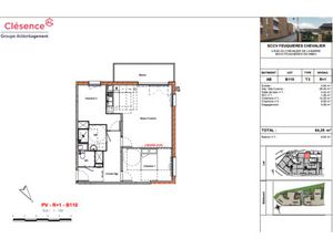 A LOUER APPARTEMENT 2 CHAMBRES - RESIDENCE NEUVE