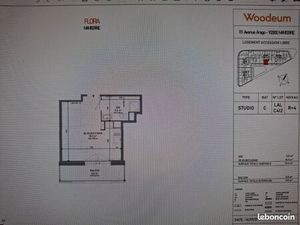 Location studio de standing nanterre