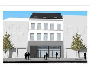 VASTE IMMEUBLE AVEC PERMIS (SURFACE COMM./3 APPART.)