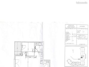 Investissement locatif Echirolles nouveau centre T1bis. Locataire en place jusqu'en mai 20
