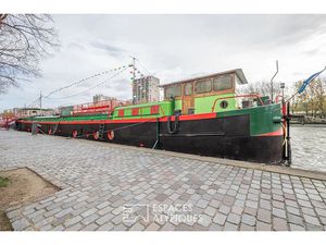 Vente péniche 155 m² à Paris 19ème (75019)  315 000 €