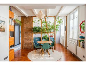 Appartement de caractère rénové au calme d'une cour intérieure