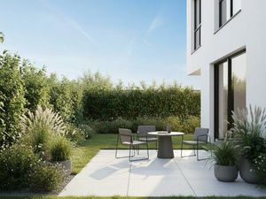 2 pièces en rez-de-chaussée avec terrasse et jardin au calme – arrière de résidence