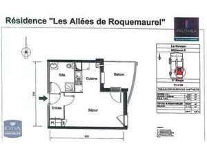 Location Appartement 1 pièce 28m² TOULOUSE 31300