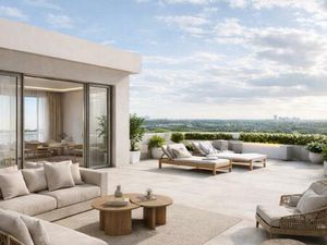 Magnifique 3 pièces en étage élevé avec grande terrasse – exposition plein sud – emplaceme