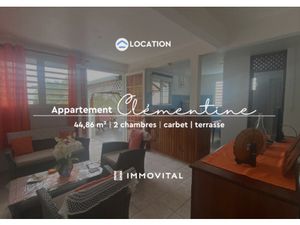 A louer à Baillif : Bel appartement T3 meublé avec terrasse