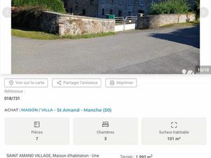 A vendre maison de famille . Sur axe Torigny les villes -Vire ..10 minutes de la 84..