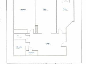 Appartement 3 pièces 69 m²