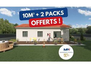 Terrain avec maison neuve à vendre