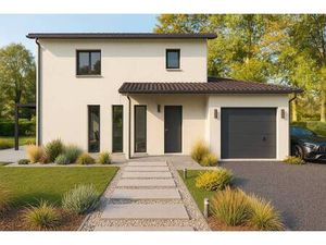 Terrain avec maison neuve à vendre