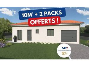 Terrain avec maison neuve à vendre