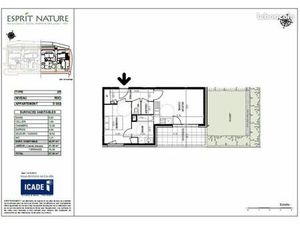 Appartement 2 pièces 46 m²