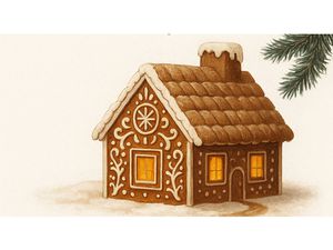 Charmante maison en pain d'épice