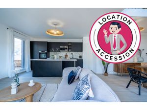 Location-Accession : maison T4 + garage + terrasse + jardin