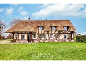 Authentique chaumière normande avec maison d'amis