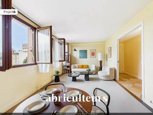 Appartement 2/3 pièces de 54 m² à Boulogne-Billancourt – Boulevard de la République